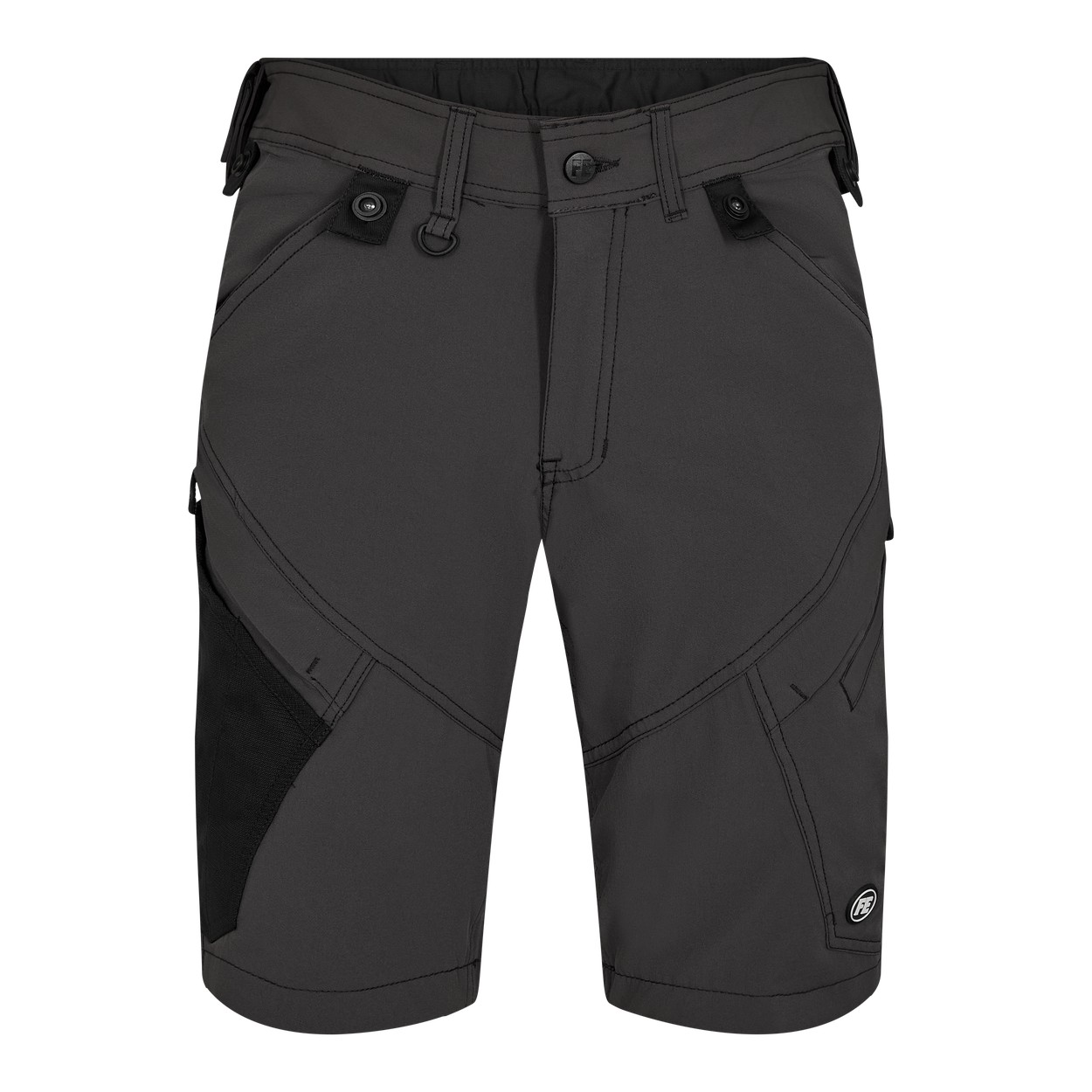 ENGEL X-treme 6366-317 Arbeitsshorts mit 4-Wege-Stretch in Anthrazit Grau – Vorderansicht