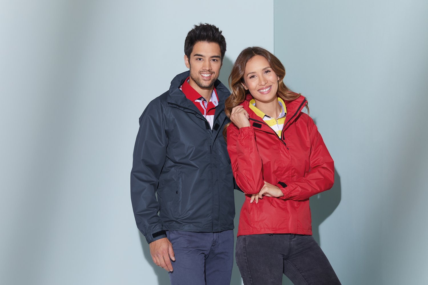 Daiber Men’s Outer Jacket in White – Modellansicht