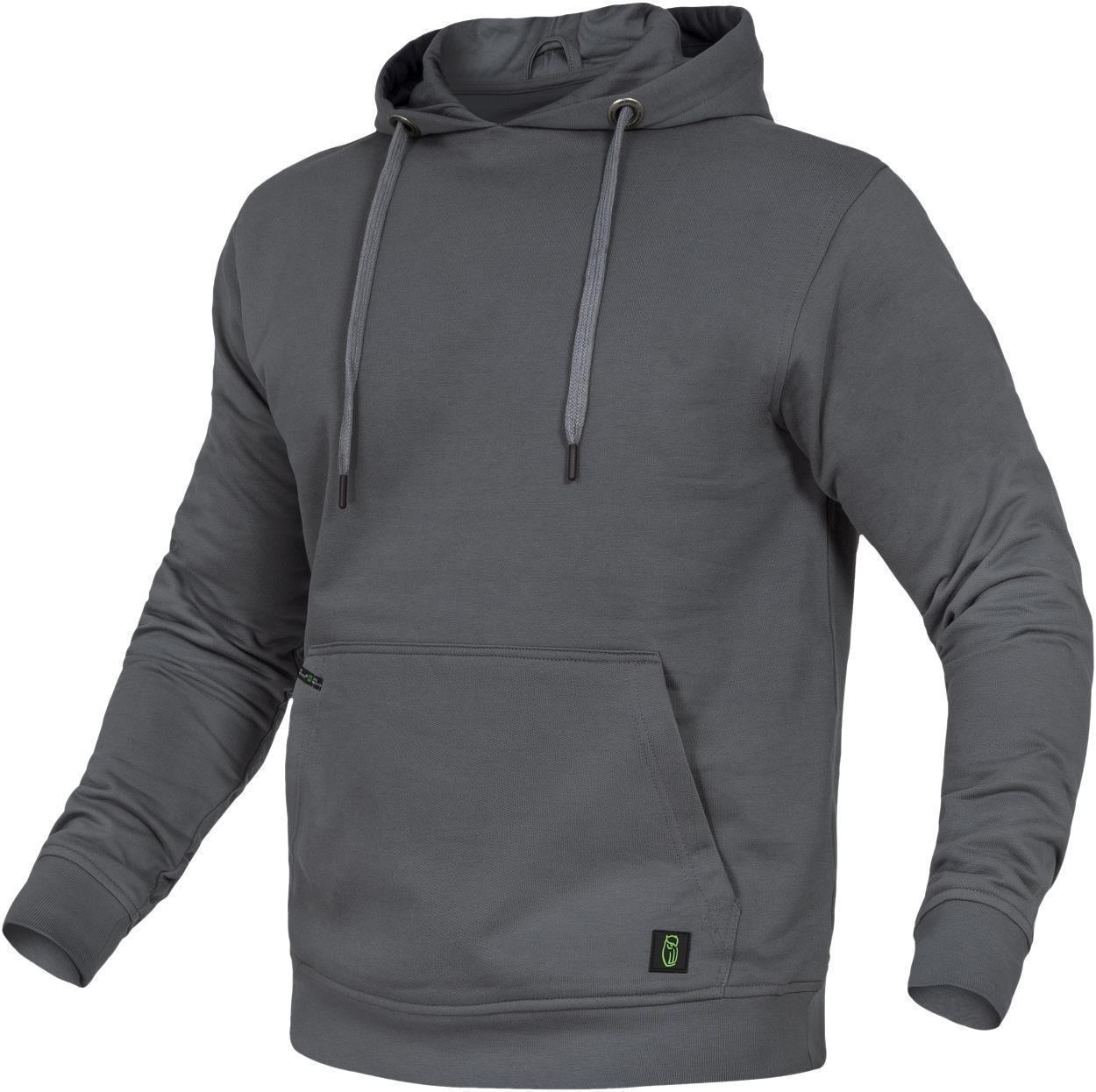 Leibwächter Hoodie "Kim" Classic Line in Grau – Vorderansicht