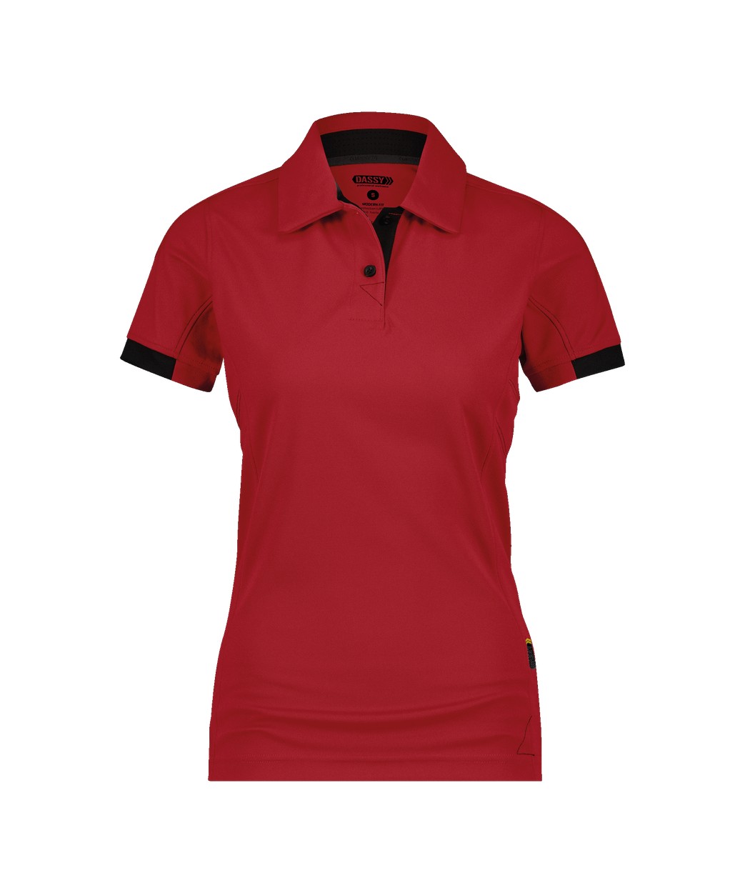 DASSY® Traxion Women in Rot/Schwarz – Vorderansicht