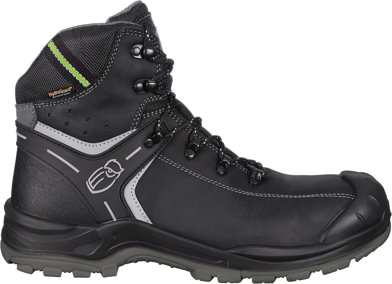 Leibwächter Stiefel niedrig S3S L6125 Prag in Schwarz – Vorderansicht