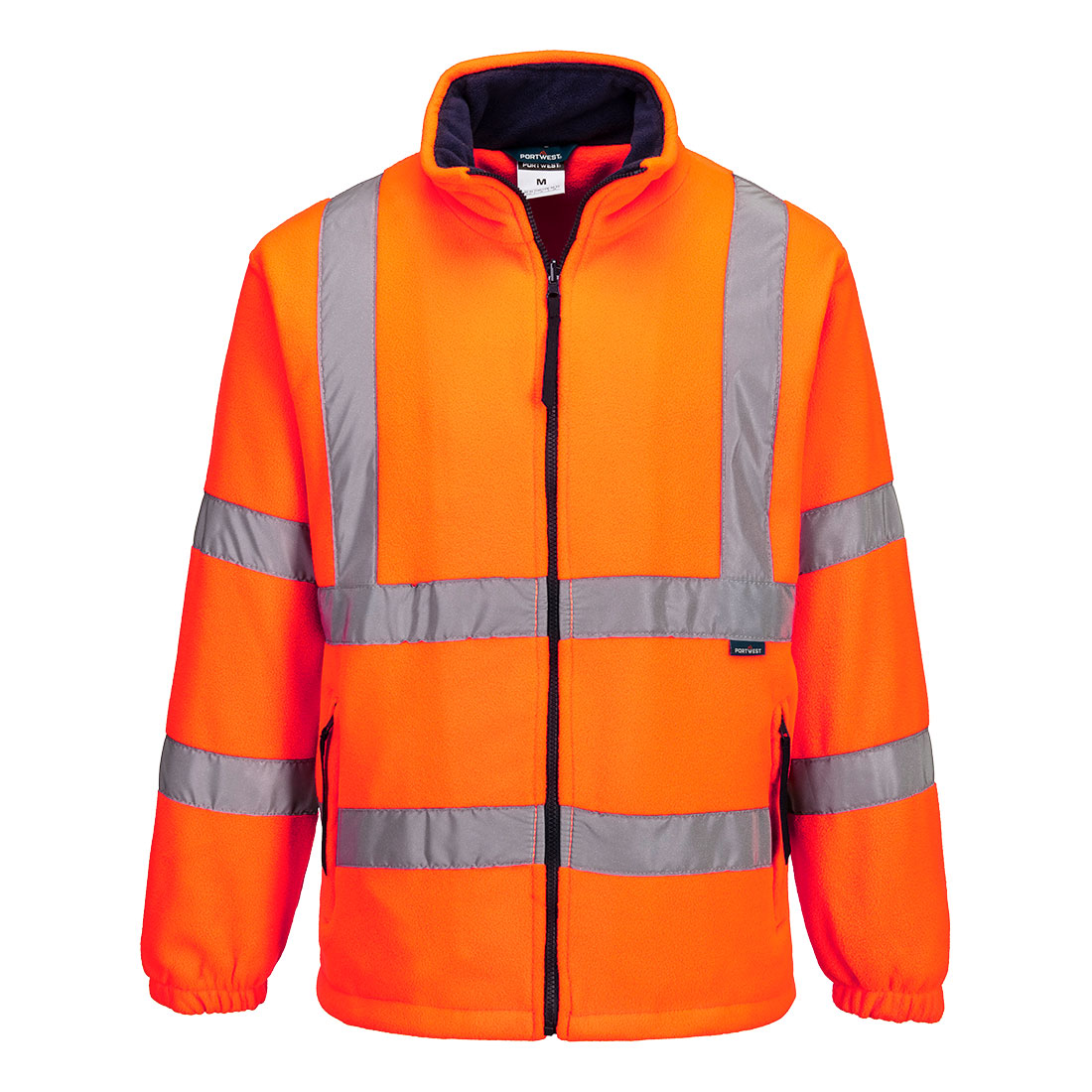 Portwest Hi-Vis Fleece in Orange – Vorderansicht