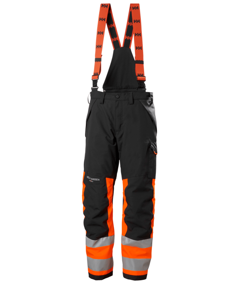 Helly Hansen Workwear ALNA 2.0 WINTER PANT CL 1 in Orange/Anthrazit – Vorderansicht