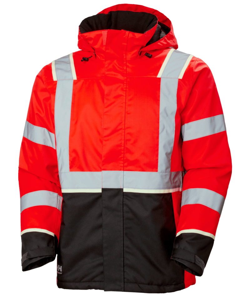 Helly Hansen Workwear UC-ME WINTER JACKET in Rot/Anthrazit – Vorderansicht