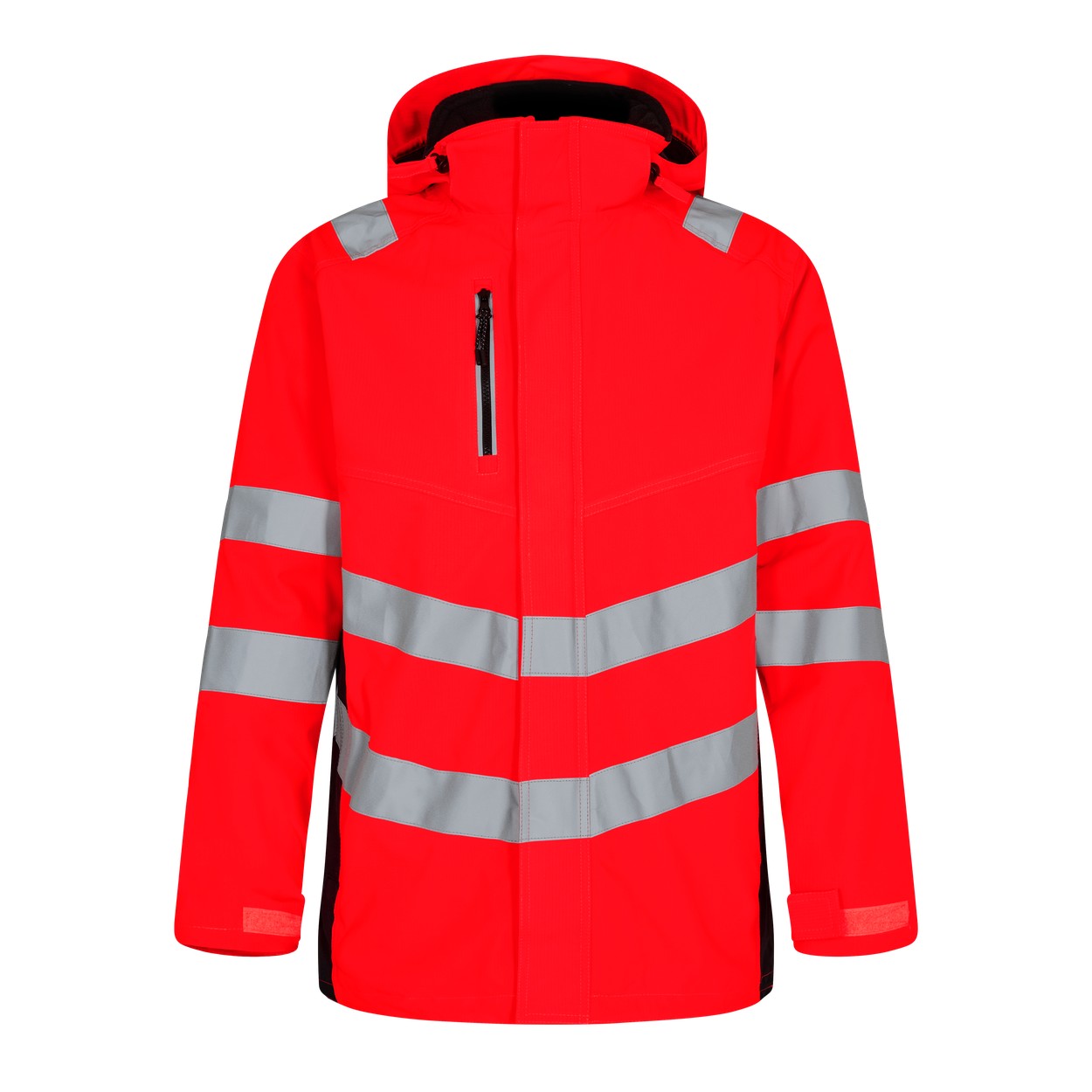 ENGEL Safety 1145-930 Shellparka in Rot/Schwarz – Vorderansicht