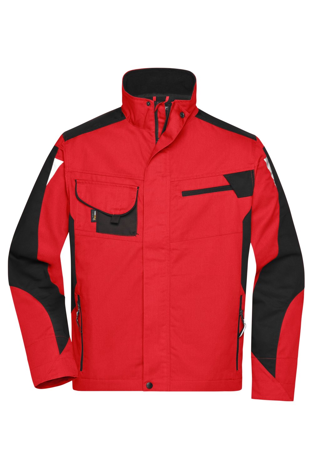 Daiber Workwear Jacket - STRONG - in Red/Black – Vorderansicht