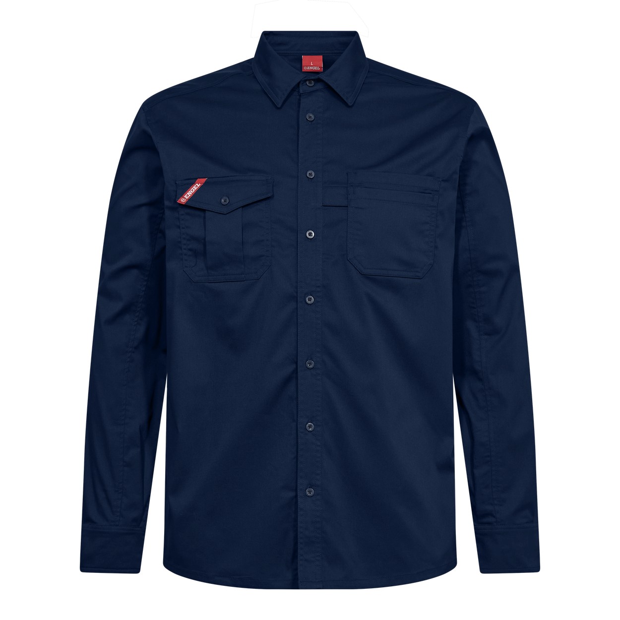 ENGEL Extend 7185-812 Hemd mit Stretch in Blue Ink – Vorderansicht