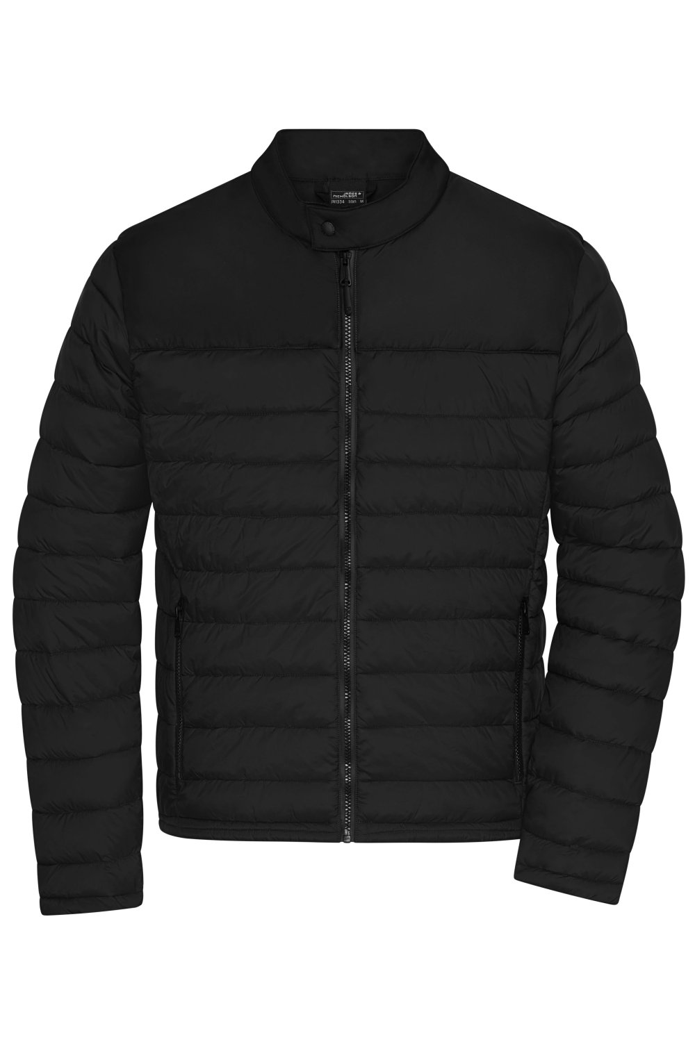 Daiber Men's Padded Jacket GRS in Black – Vorderansicht
