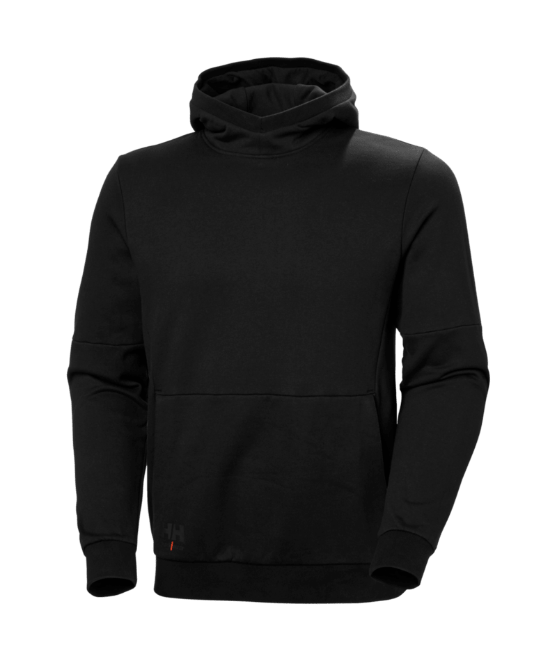 Helly Hansen Workwear EVO HOODIE in Schwarz – Vorderansicht