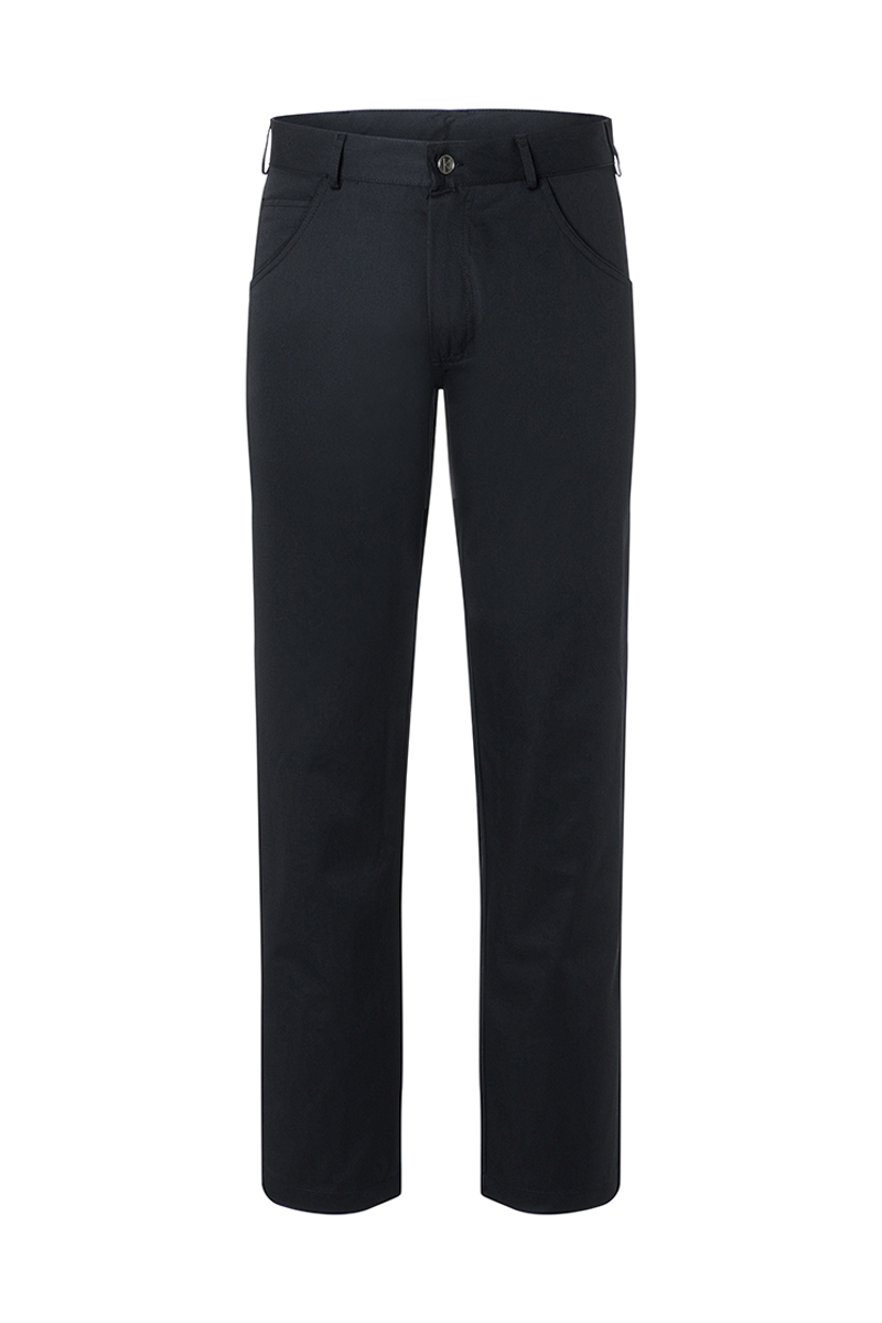 Karlowsky Herrenhose Manolo in Schwarz – Vorderansicht