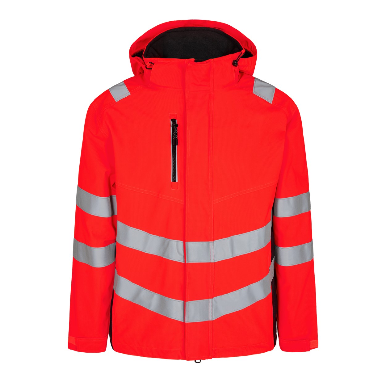 ENGEL Safety 1146-930 Shelljacke in Rot/Schwarz – Vorderansicht