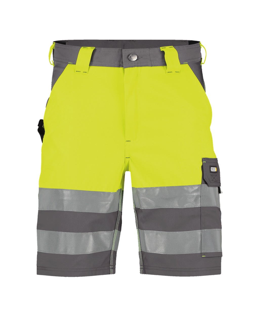 DASSY® Venna in Zementgrau/Neongelb – Vorderansicht
