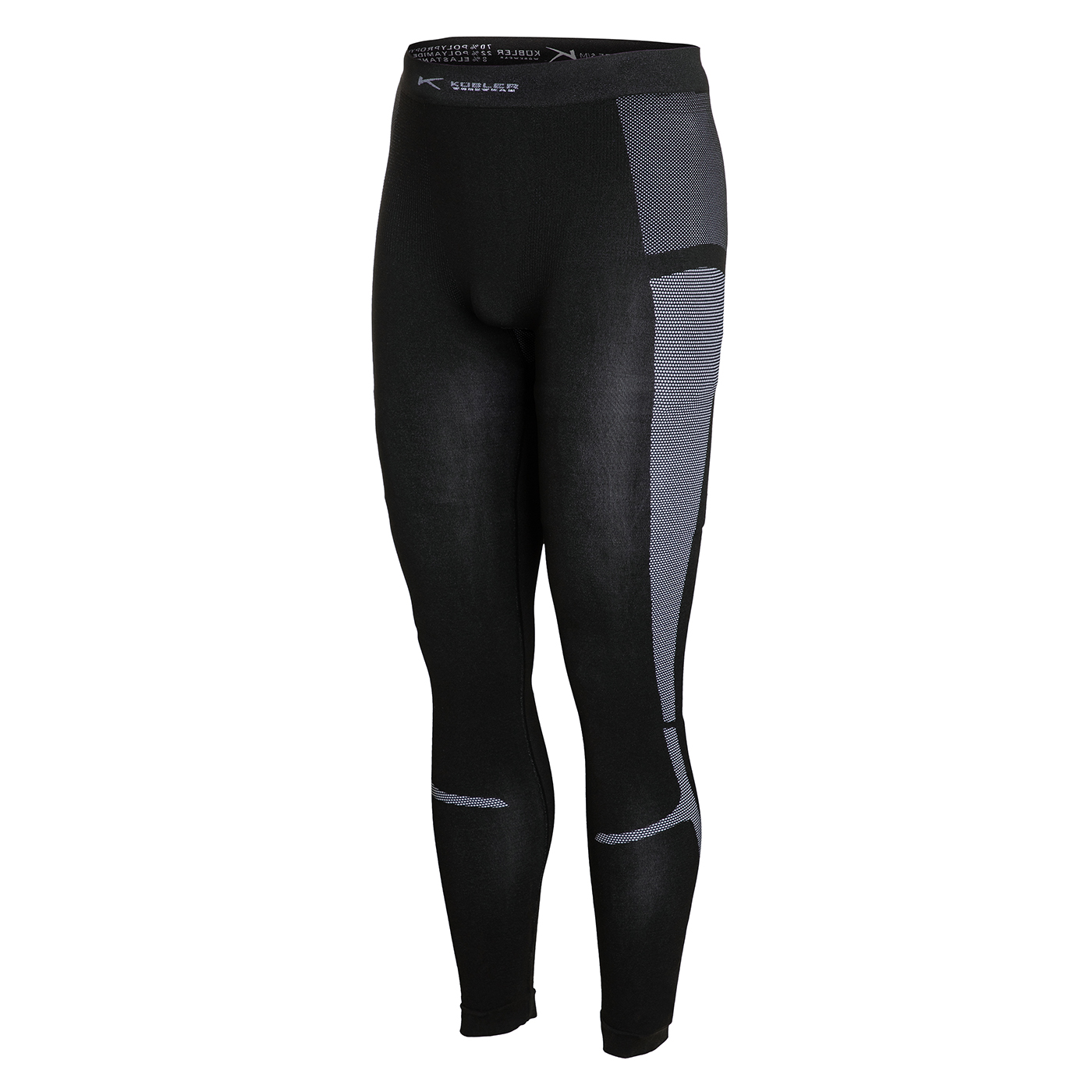 Kübler Funktionsunterhose in Schwarz/Anthrazit – Vorderansicht