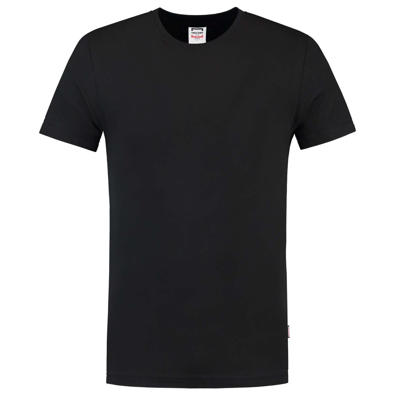 TRICORP T-Shirt Fitted Kids in Black – Vorderansicht