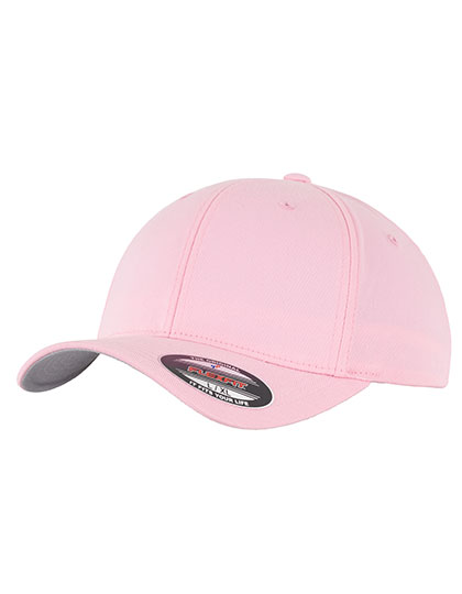 FLEXFIT Wooly Combed Cap in Pink – Vorderansicht