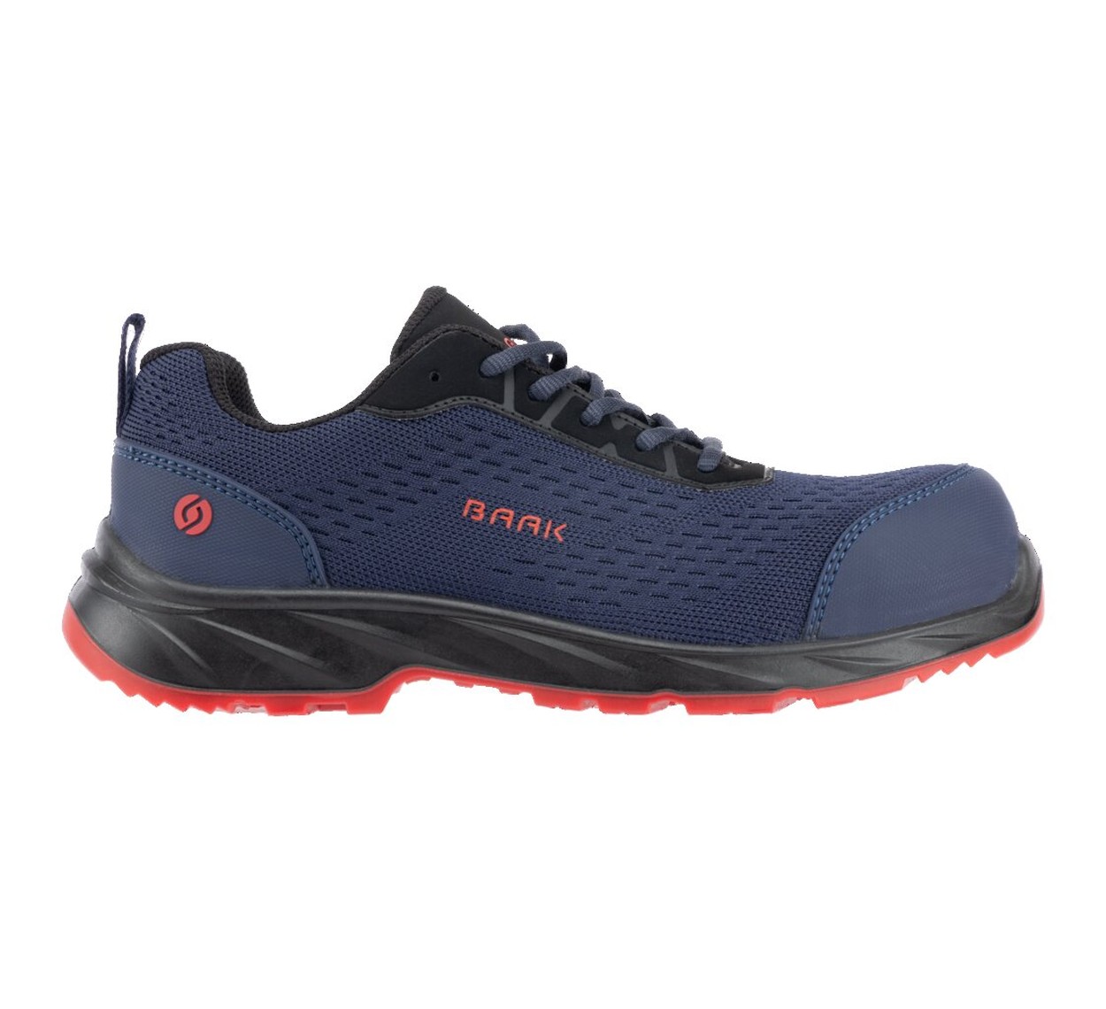 BAAK Halbschuh S1PS FO LG SR ESD PER in Schwarz – Vorderansicht
