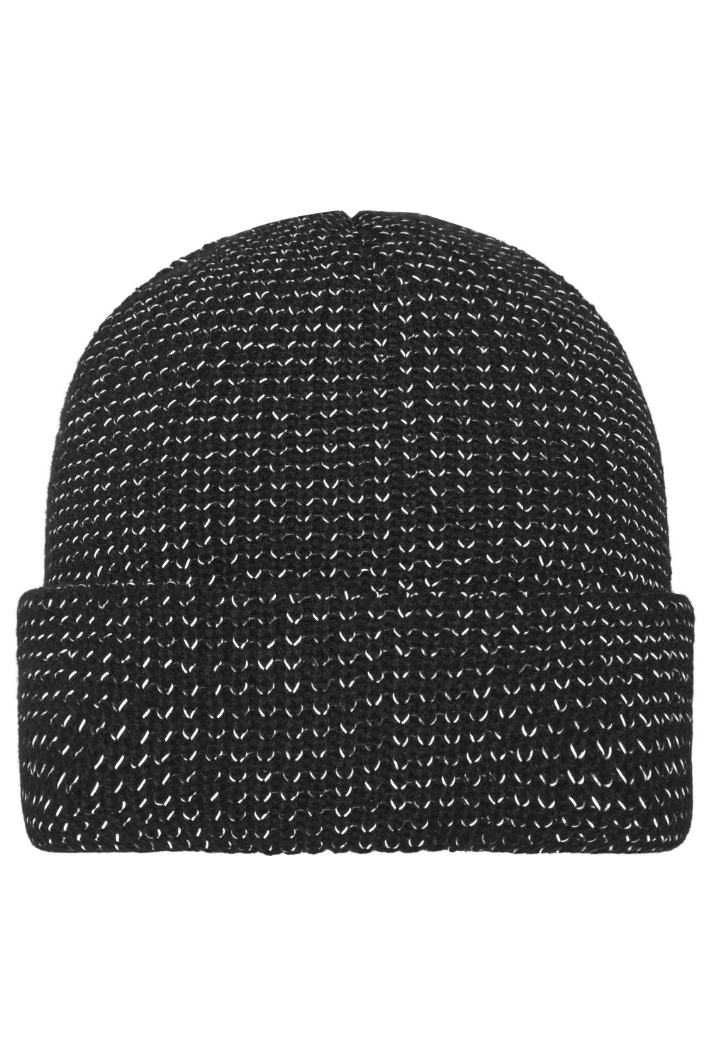 Daiber Reflective Winter Beanie in Black – Vorderansicht