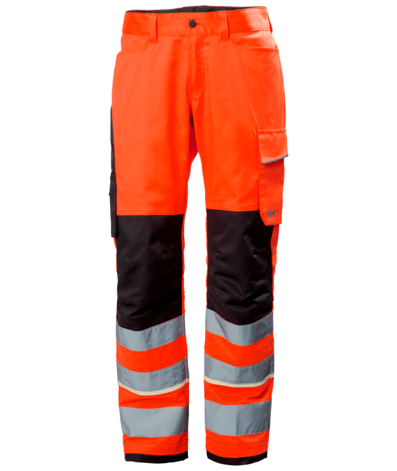 Helly Hansen Workwear UC-ME WORK PANT CL 2 in Rot/Anthrazit – Vorderansicht
