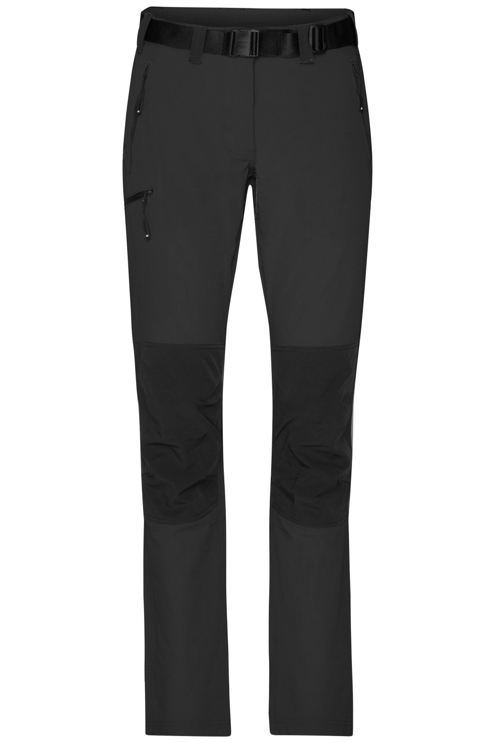 Daiber Ladies' Trekking Pants in Black/Black – Vorderansicht