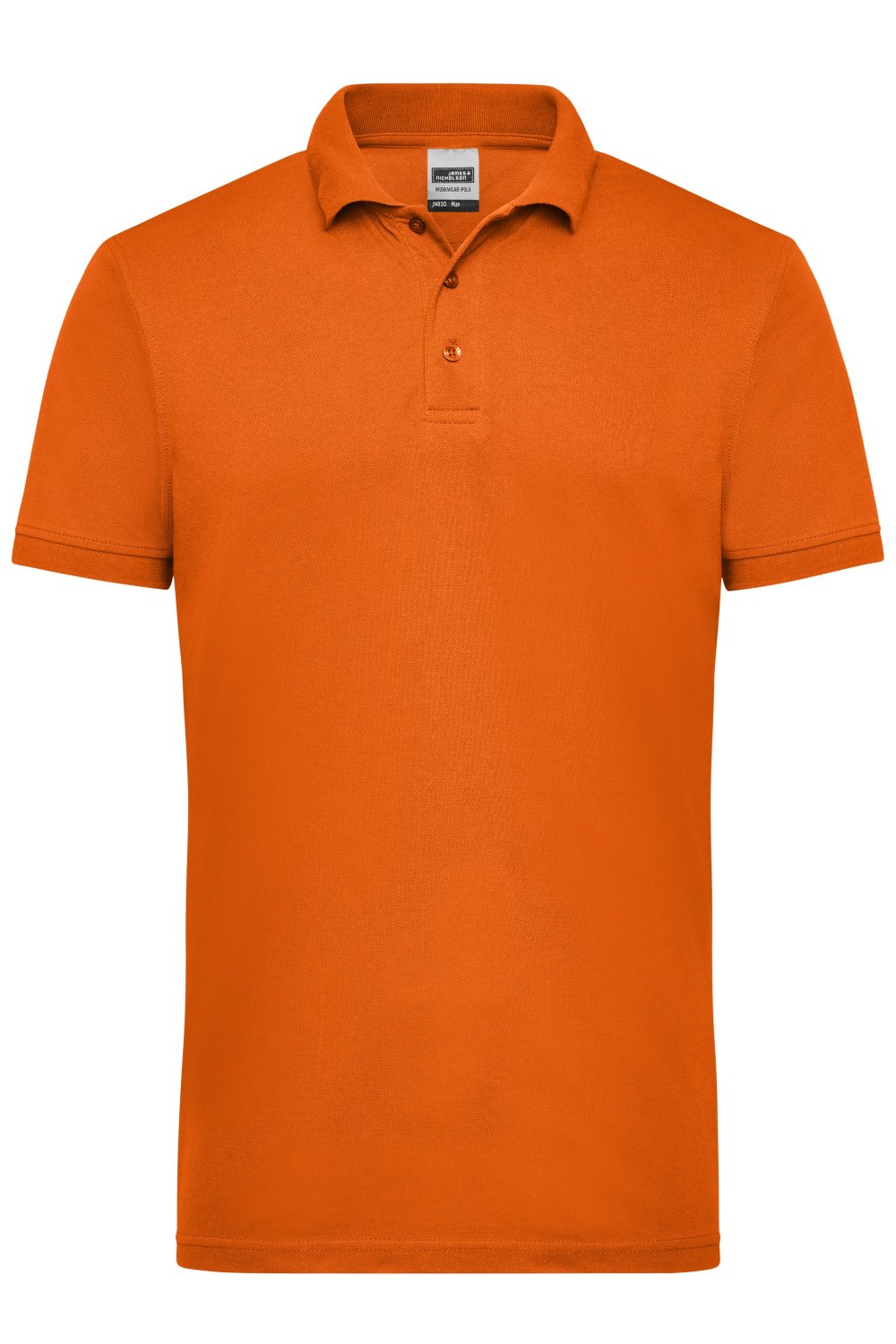 Daiber Men's Workwear Polo in Orange – Vorderansicht