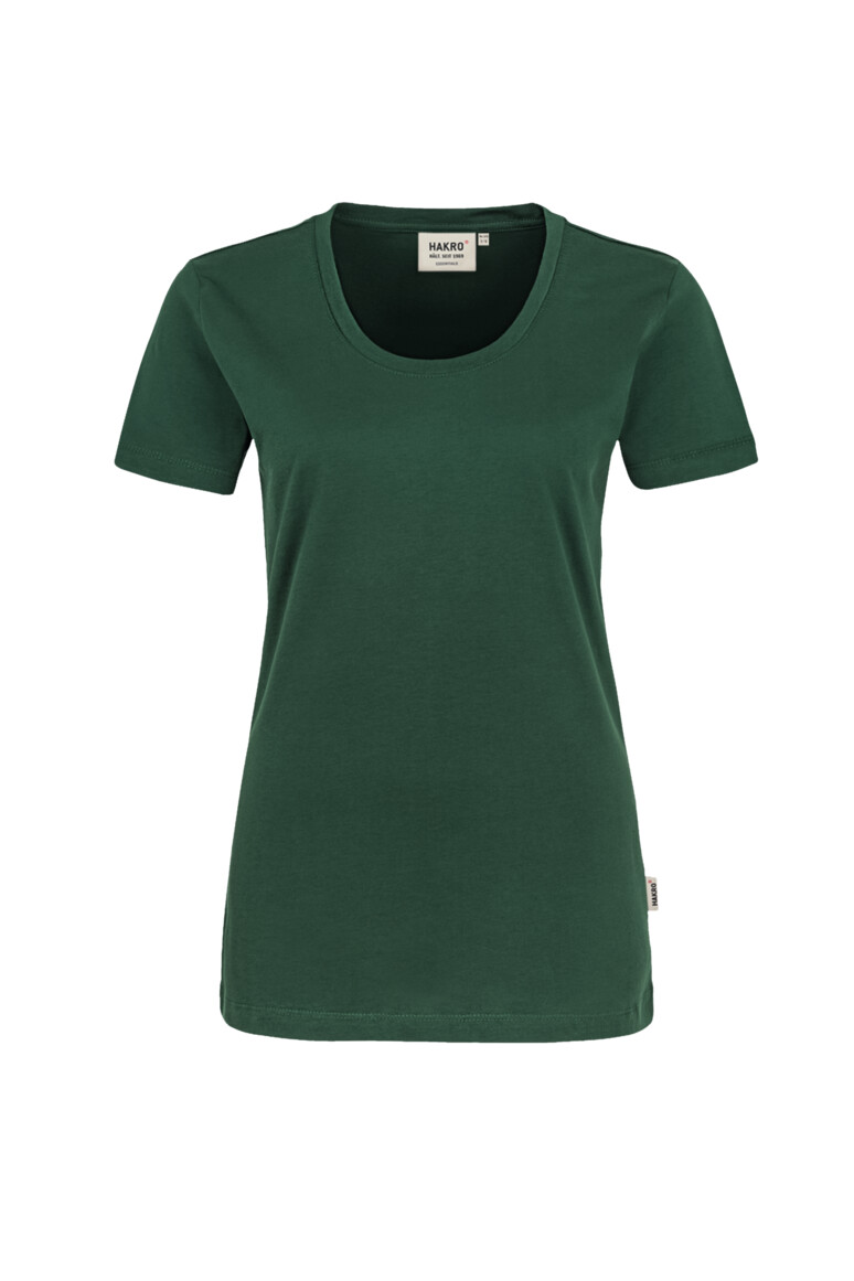 HAKRO 127 Damen T-Shirt Classic in Tanne – Vorderansicht