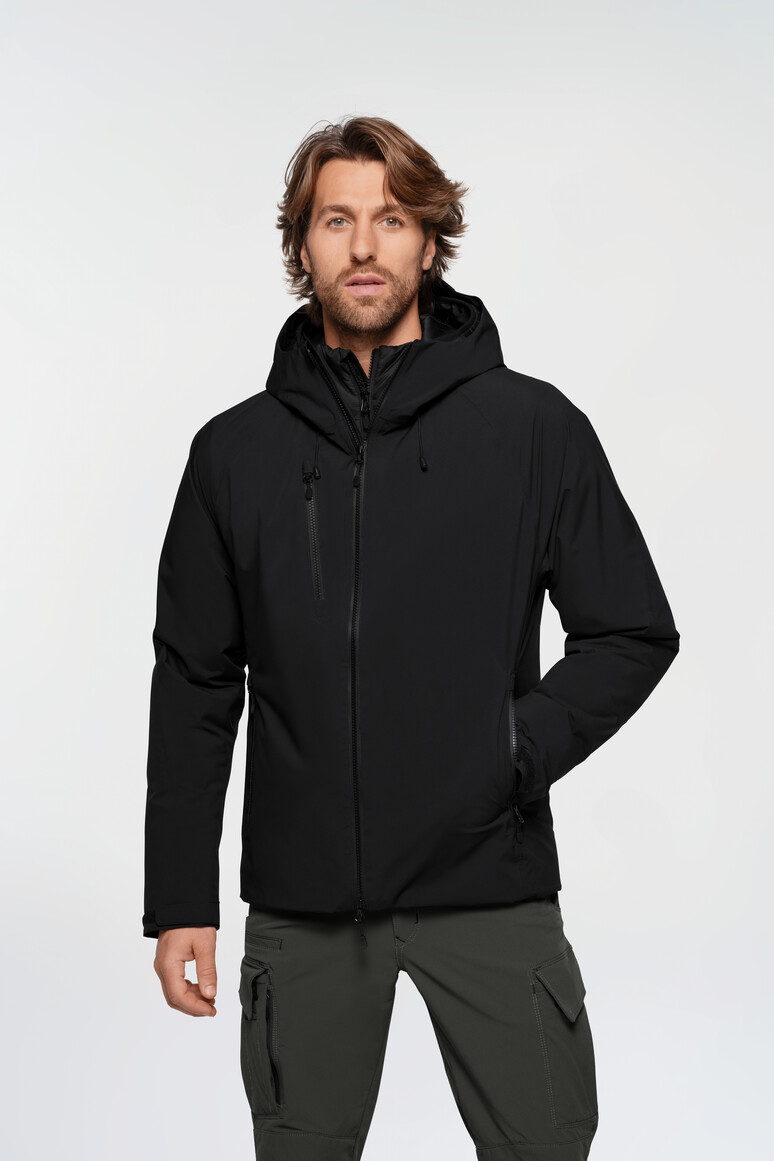 HAKRO 884 High-Activejacke ECO in Schwarz – Modellansicht