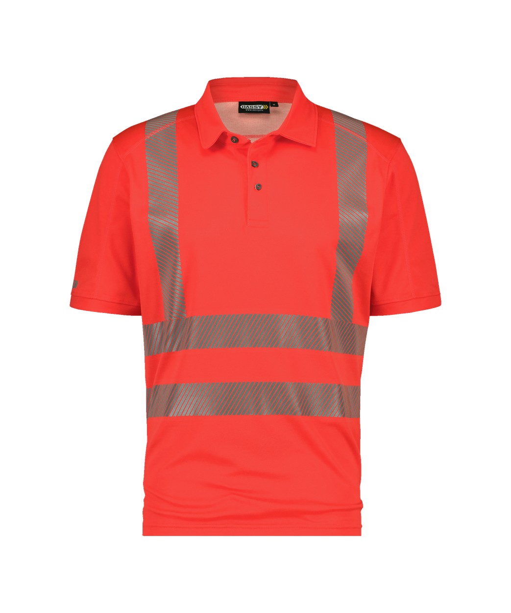 DASSY® Brandon in Neonrot – Vorderansicht