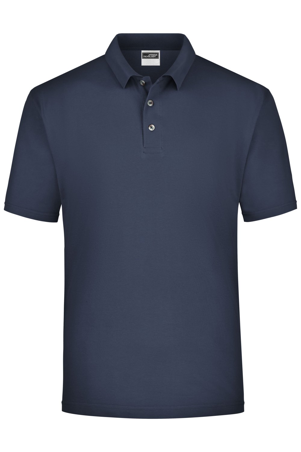 Daiber Polo-Piqué Medium in Navy – Vorderansicht