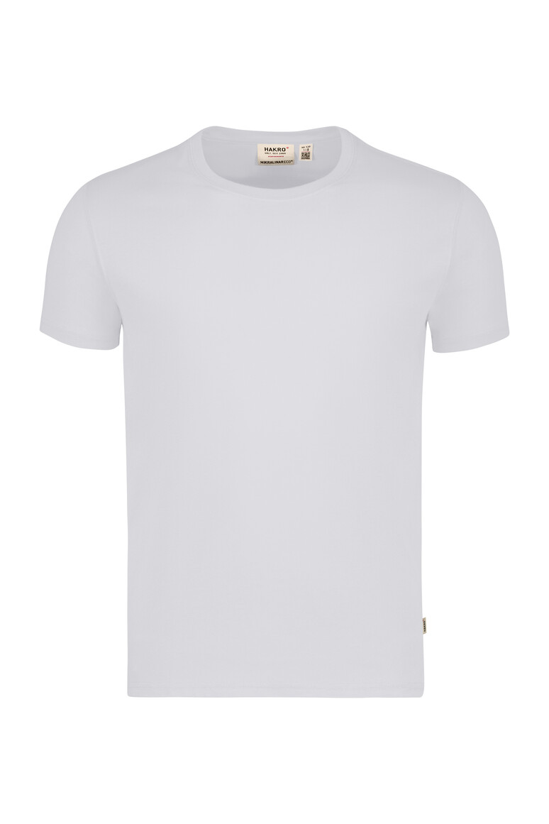 HAKRO 530 T-Shirt MIKRALINAR® ECO in Weiß – Vorderansicht