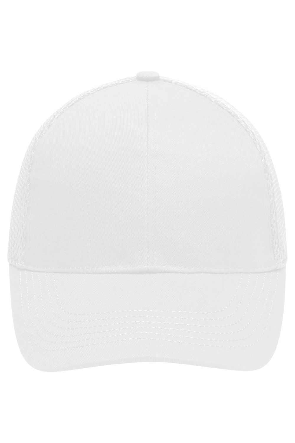Daiber 6 Panel Air Mesh Cap in White – Vorderansicht