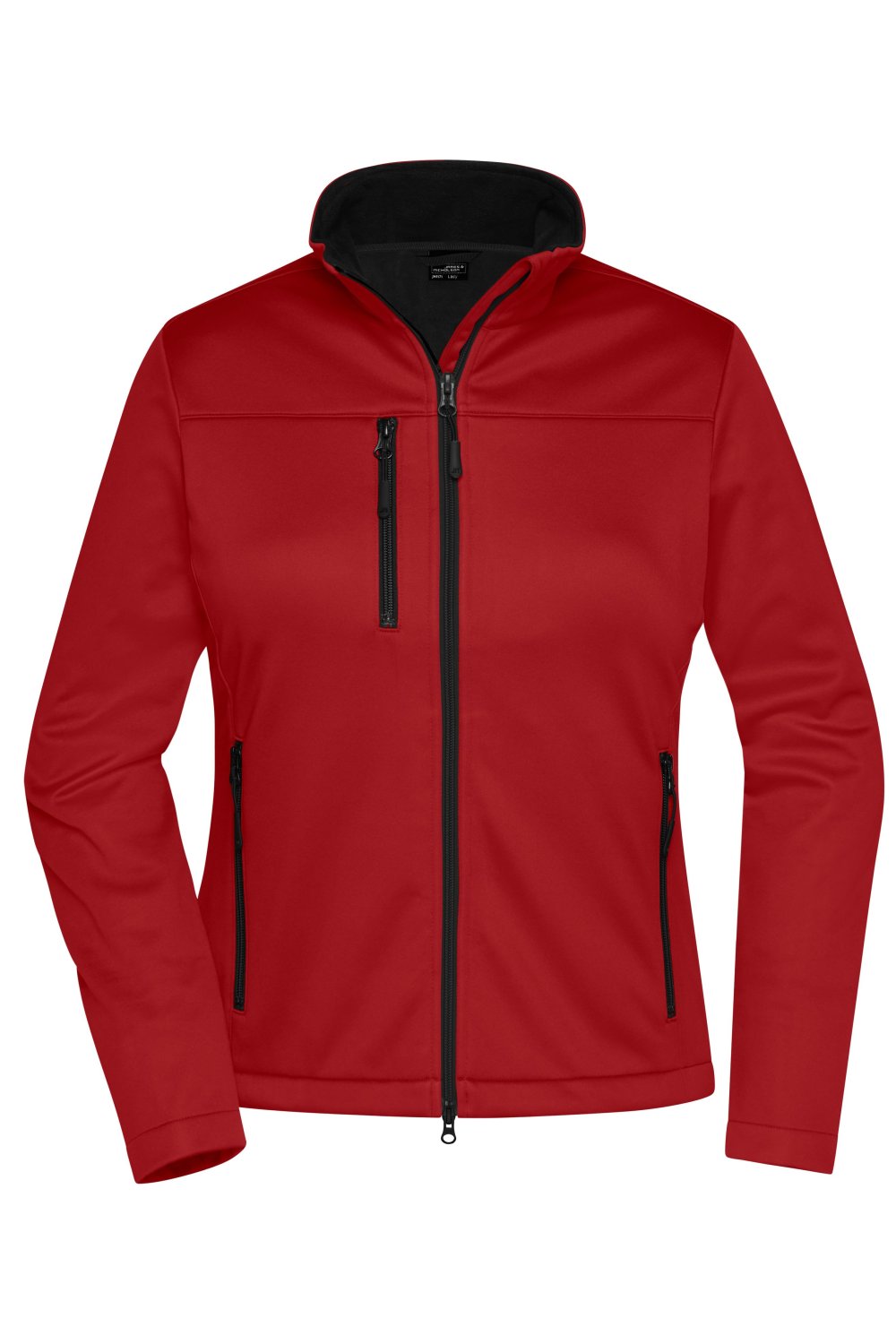 Daiber Ladies' Softshell Jacket GRS in Red – Vorderansicht