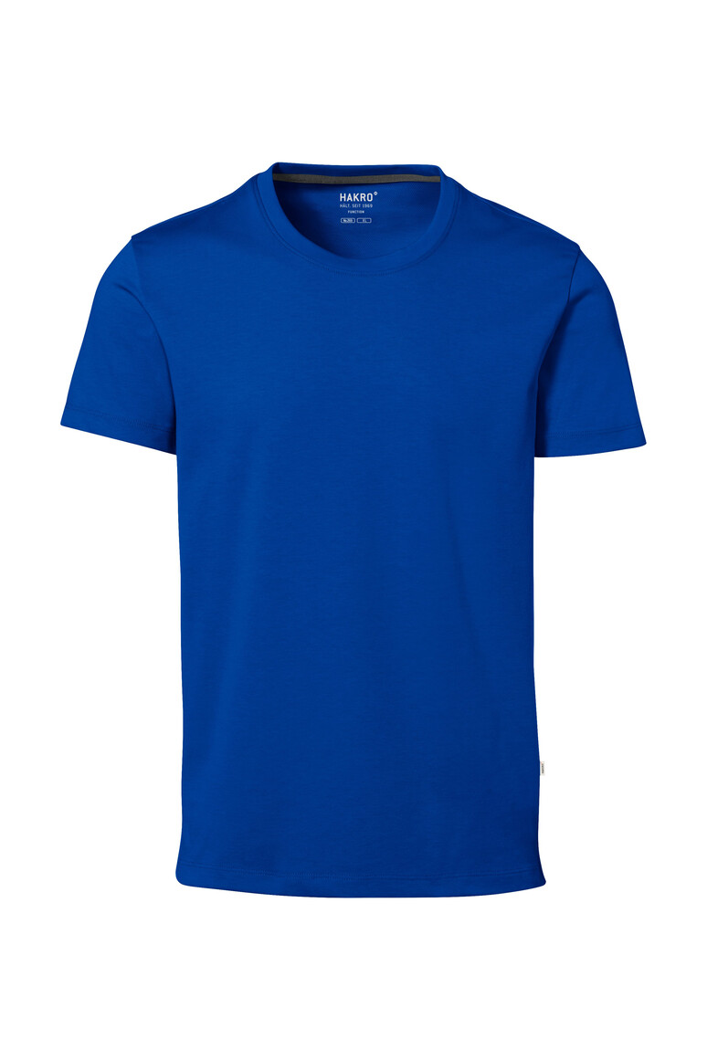 HAKRO 269 COTTON TEC® T-Shirt in Royalblau – Vorderansicht