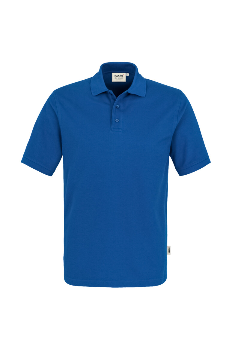 HAKRO 800 Poloshirt Top in Royalblau – Vorderansicht