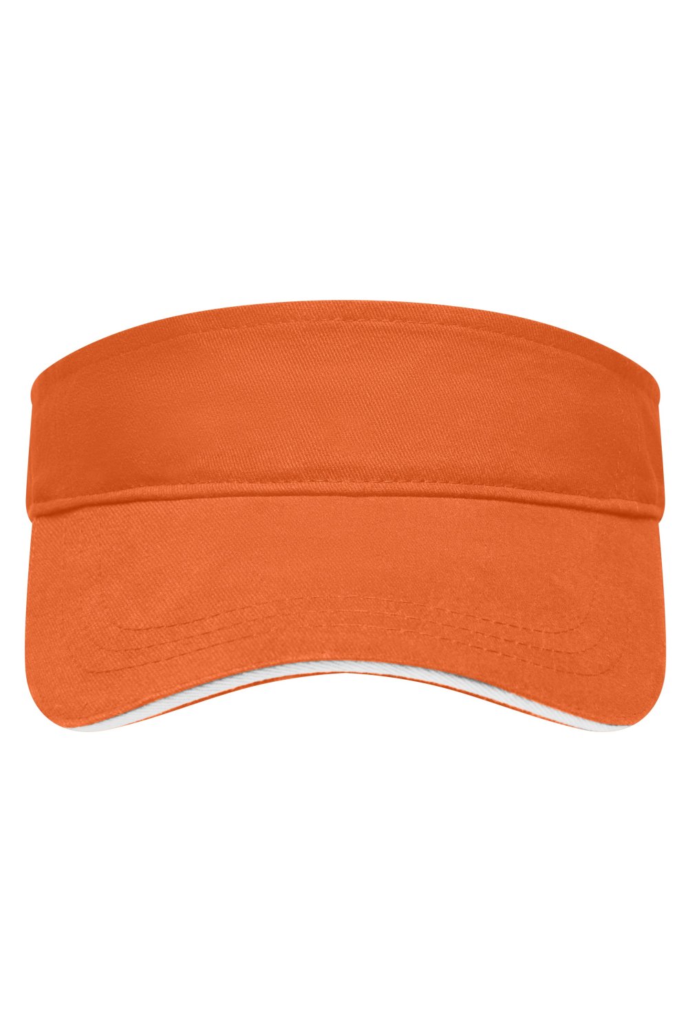 Daiber Sandwich Sunvisor in Orange/White – Vorderansicht