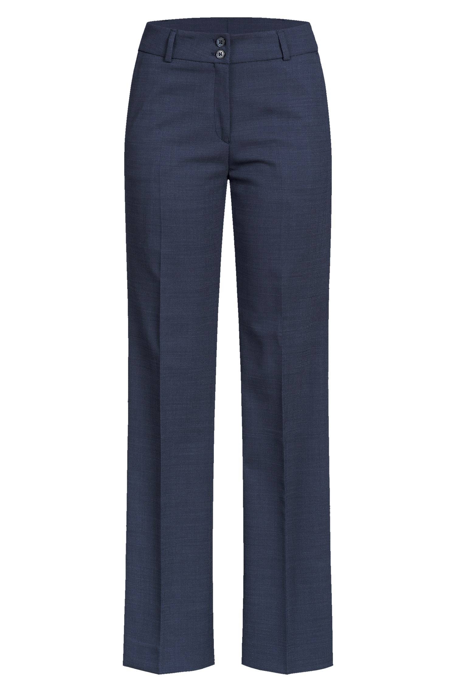Greiff Damen-Hose RF Modern 37.5 in Pinpoint Marine – Vorderansicht