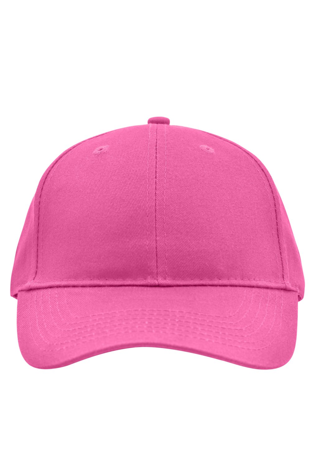 Daiber Brushed 6 Panel Cap in Pink – Vorderansicht
