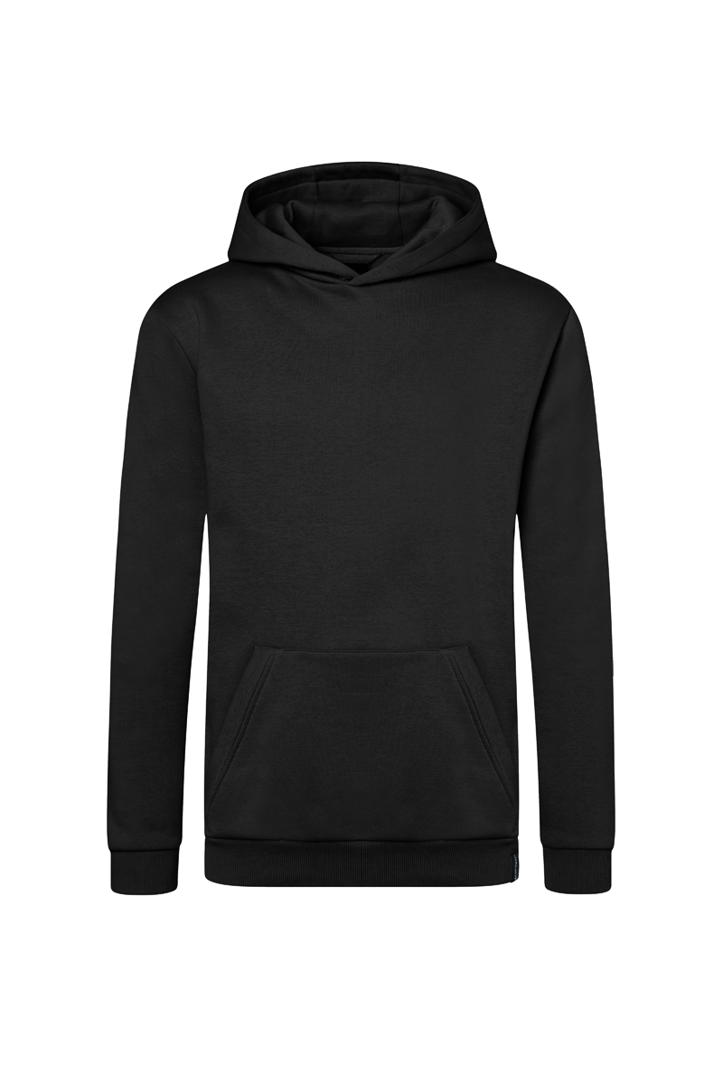 Karlowsky Herren Workwear Sweat Hoodie Soft-Face in Schwarz – Vorderansicht