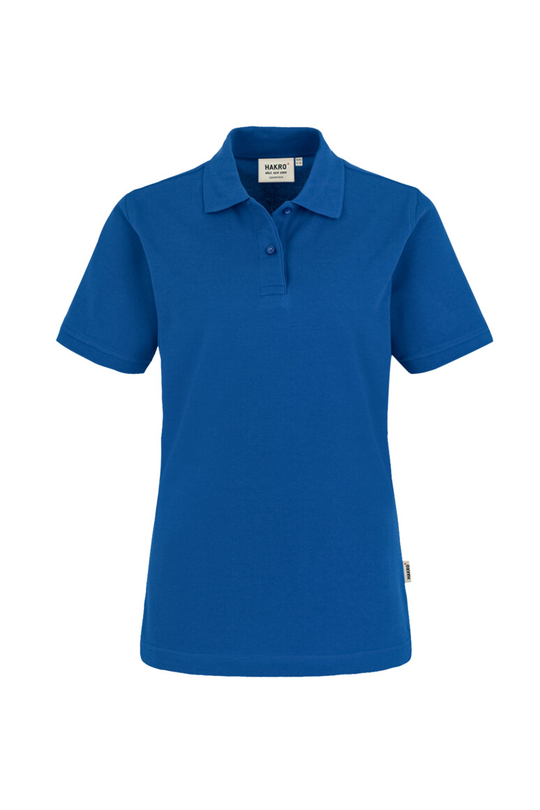 HAKRO 224 Damen Poloshirt Top in Royalblau – Vorderansicht