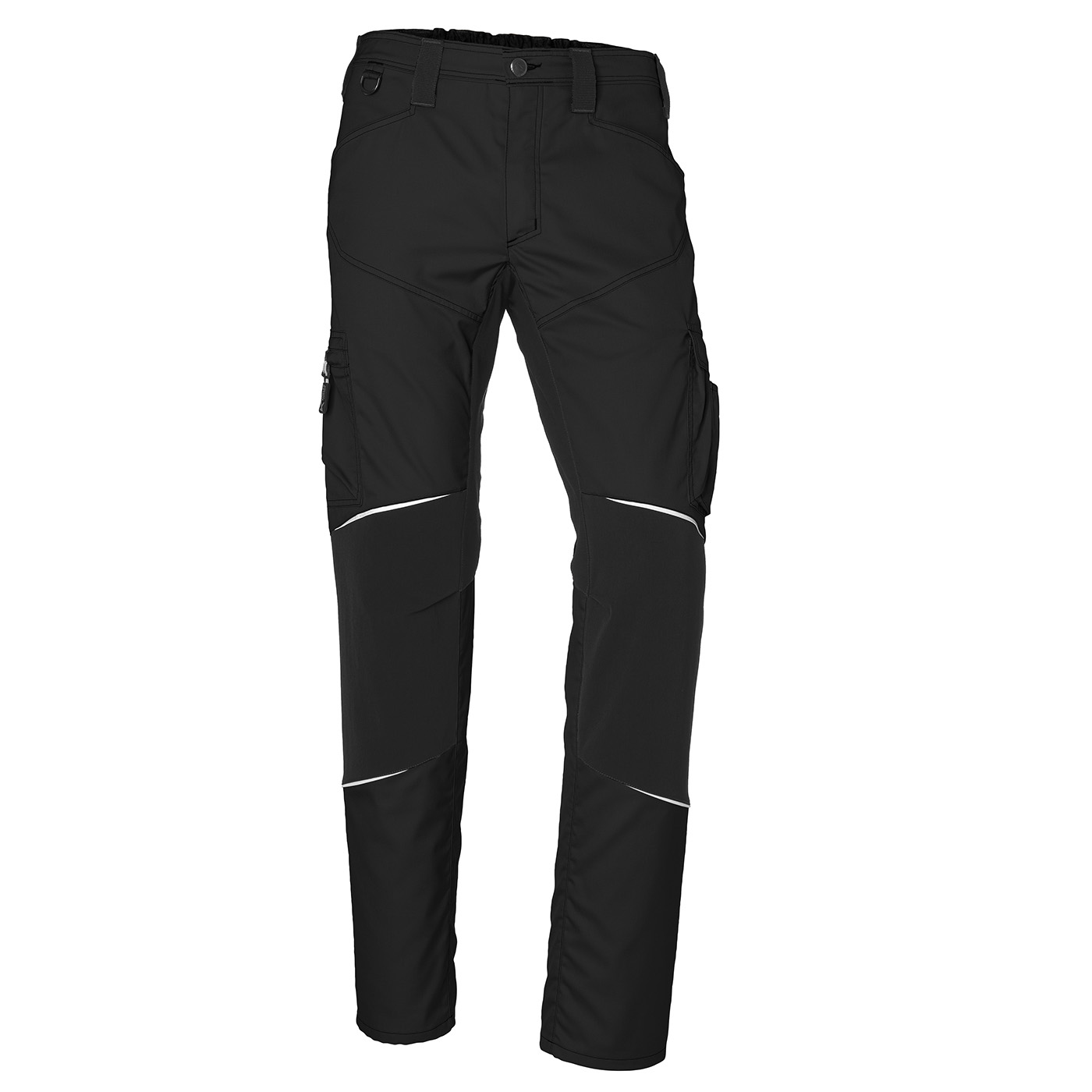 KÜBLER ACTIVIQ Stretchhose HEAVY in Schwarz – Vorderansicht