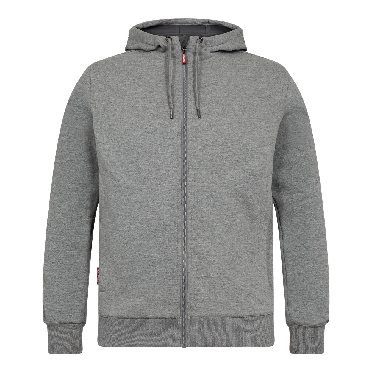 ENGEL Extend 8019-252 Allwetter-Cardigan in Graumeliert – Vorderansicht