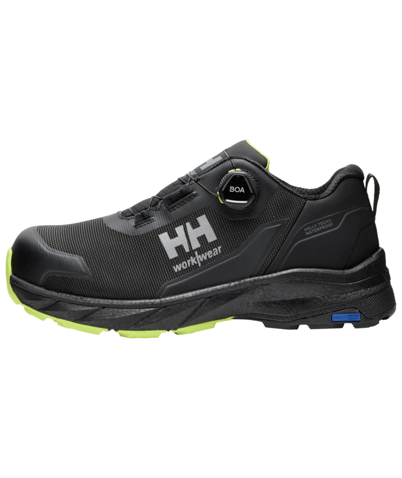 Helly Hansen Workwear MAGNI TRX LOW BOA S7S in Schwarz/Dunkel Limette – Vorderansicht