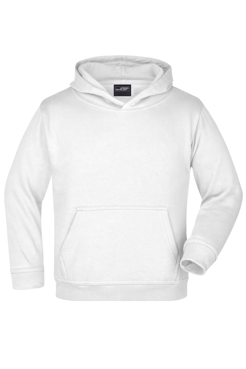 Daiber Hooded Sweat Junior in White – Vorderansicht