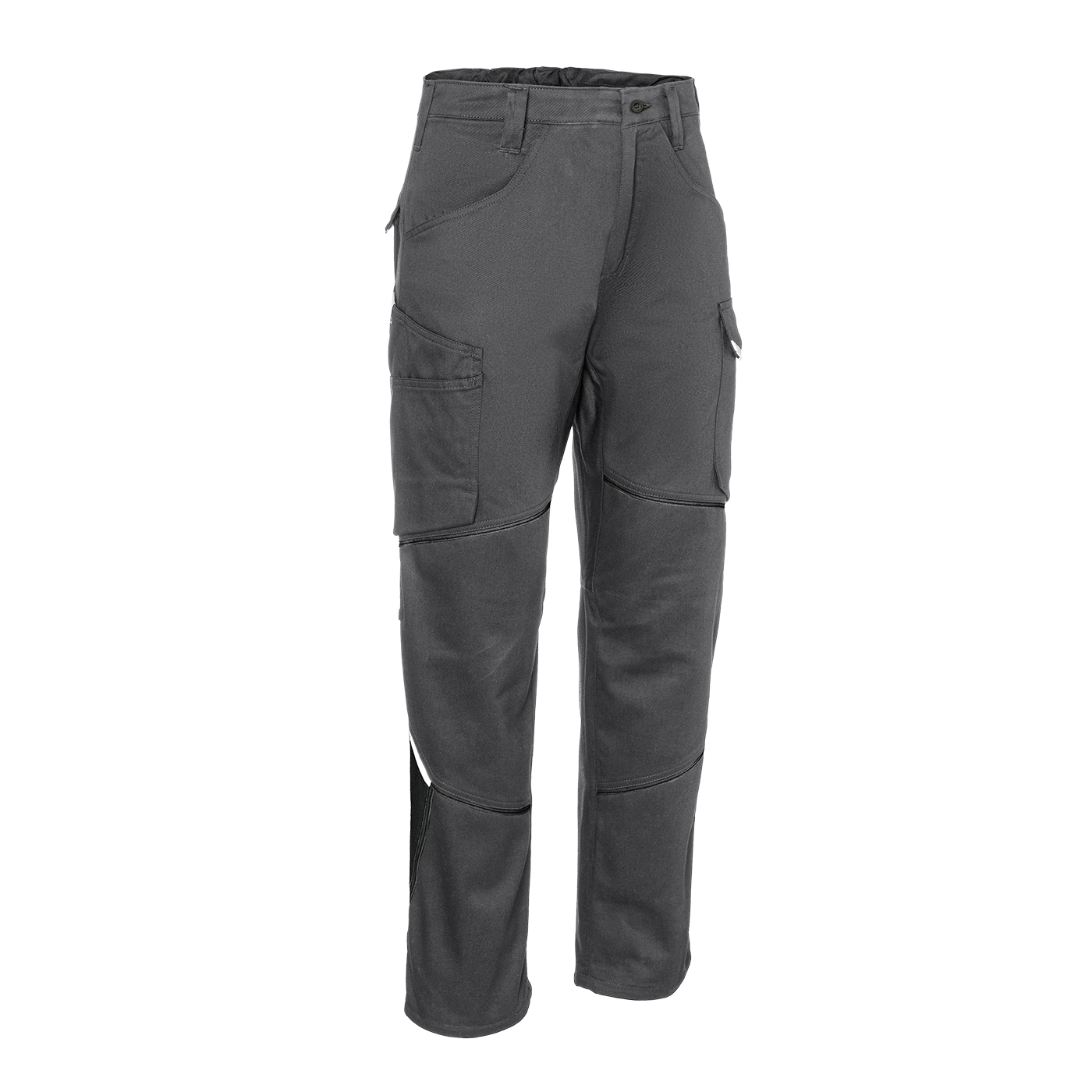 KÜBLER ICONIQ Damenhose in Anthrazit/Schwarz – Vorderansicht