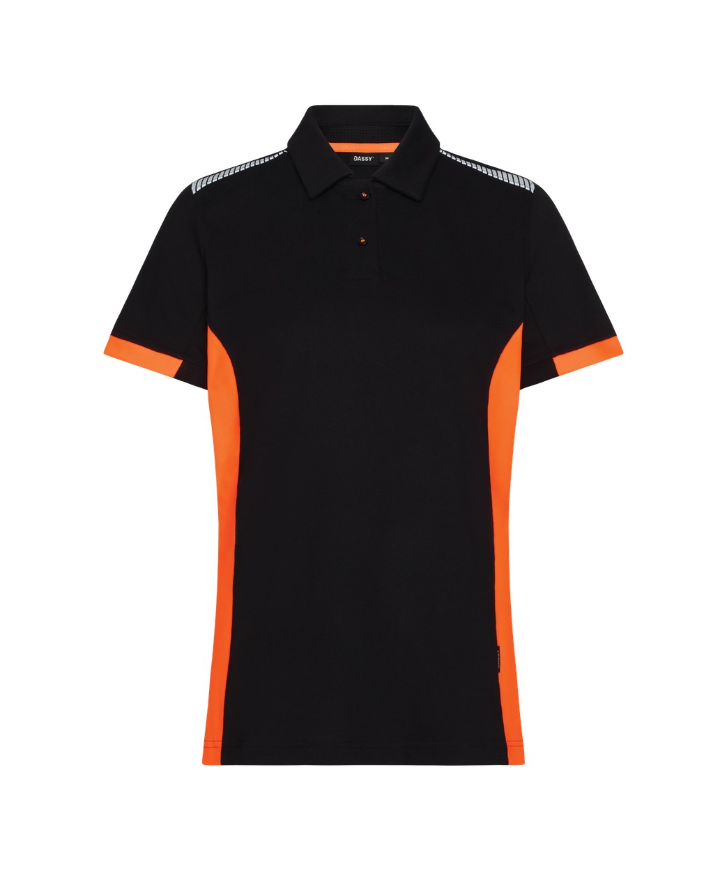 DASSY® Veracruz Women in Schwarz/Fluo Orange – Vorderansicht