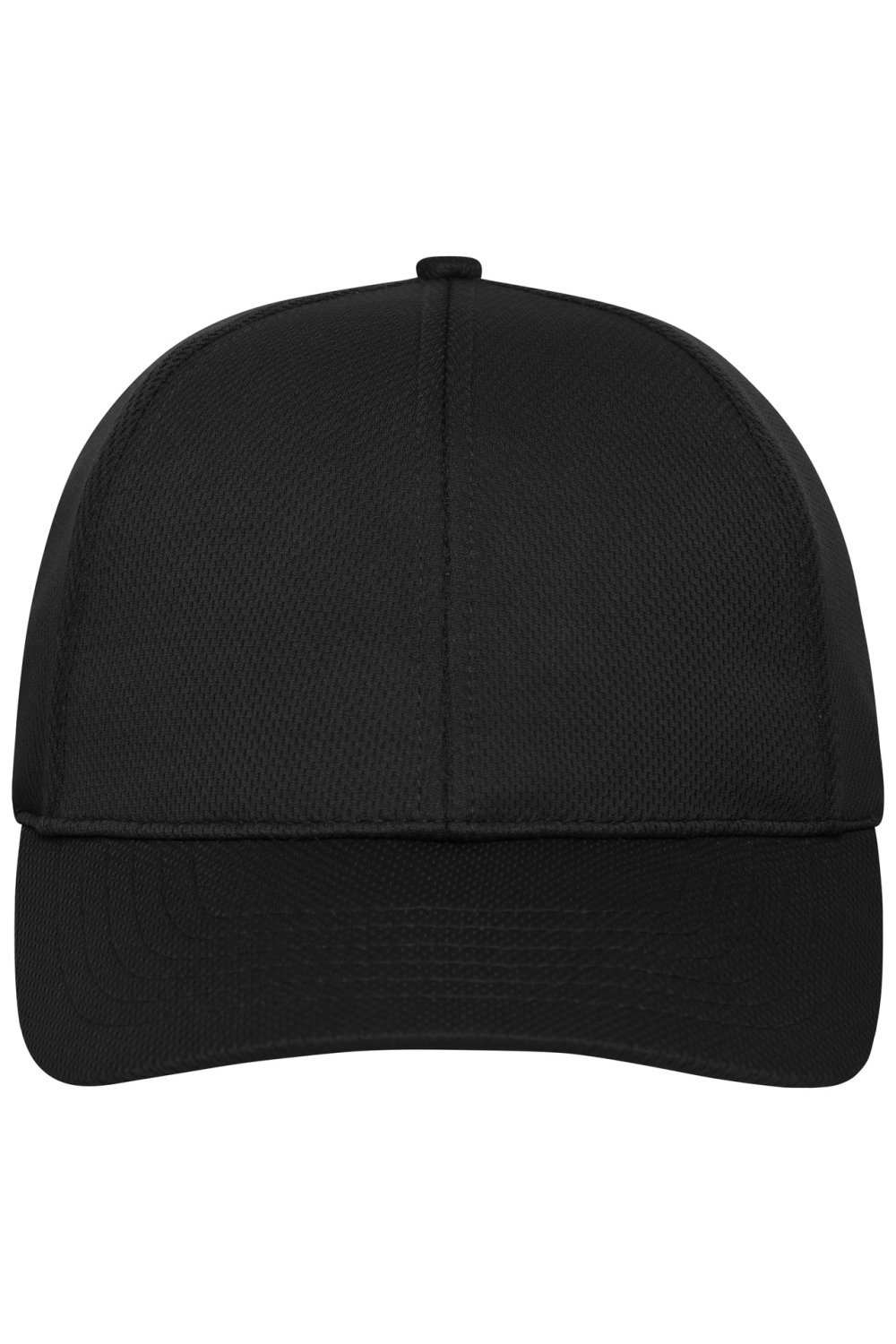 Daiber 6 Panel Sports Cap in Black – Vorderansicht