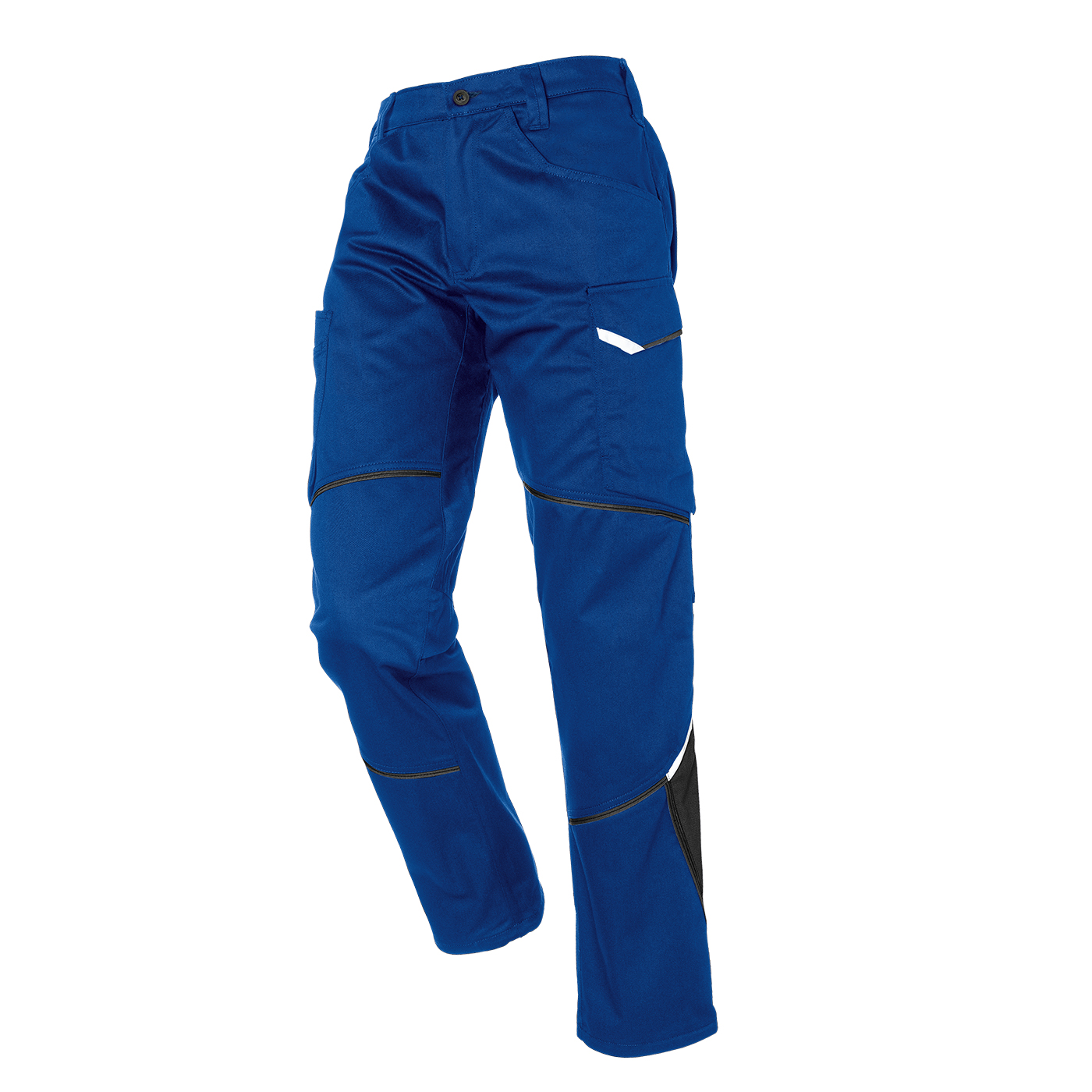 KÜBLER ICONIQ cotton Damenhose in Kbl.blau/Schwarz – Vorderansicht