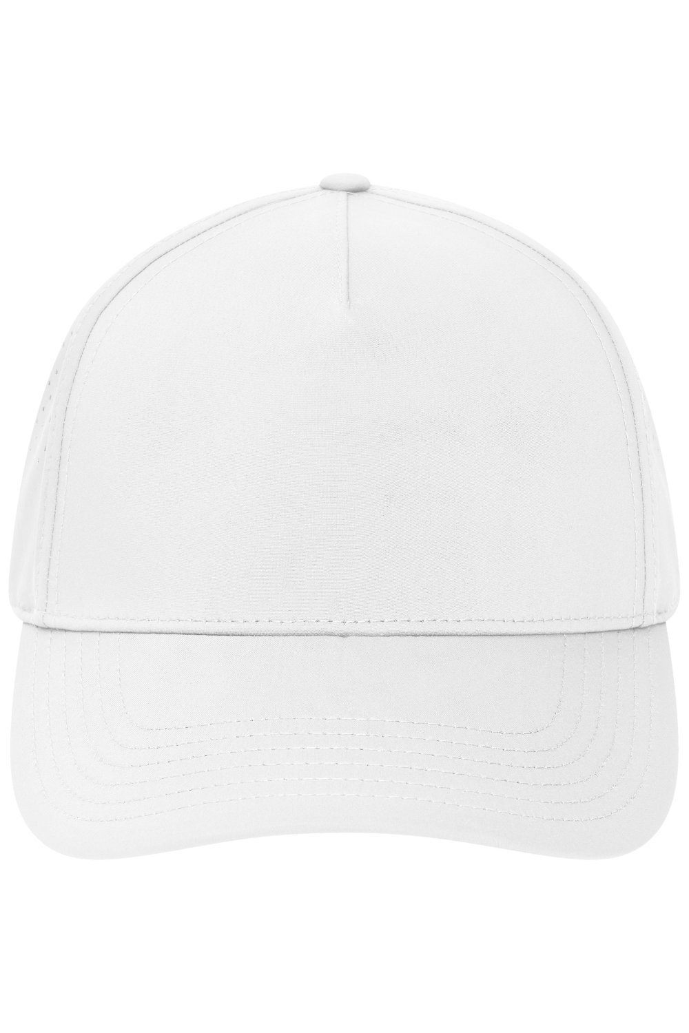 Daiber 5 Panel Laser-Cut Cap in White – Vorderansicht