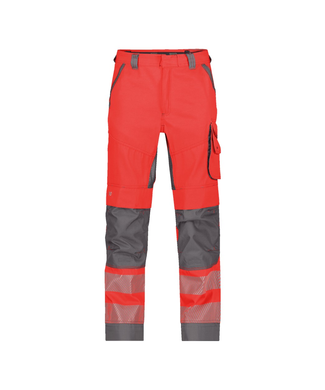 DASSY® Odessa in Neonrot/Zementgrau – Vorderansicht