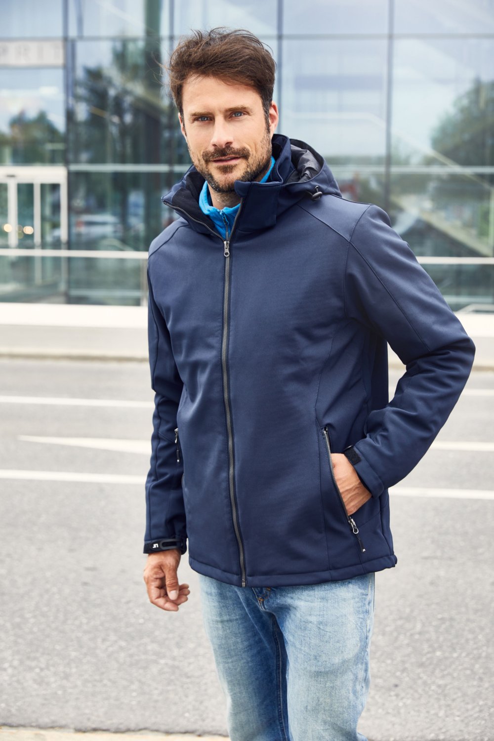 Daiber Men's Wintersport Jacket in Black – Modellansicht