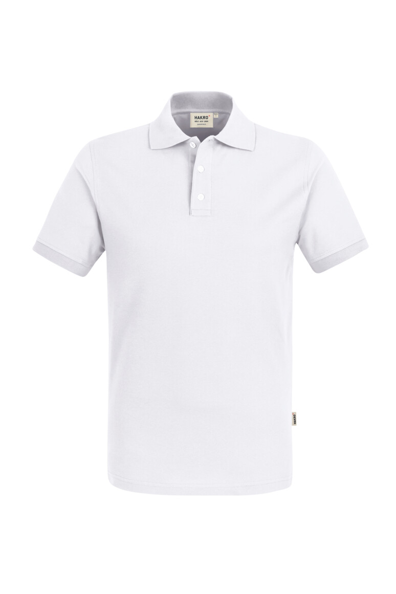 HAKRO 822 Poloshirt Stretch in Weiß – Vorderansicht